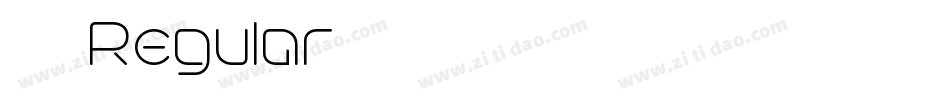 字魂 Regular字体转换